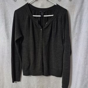 New York & Company Charcoal Knit Sweater